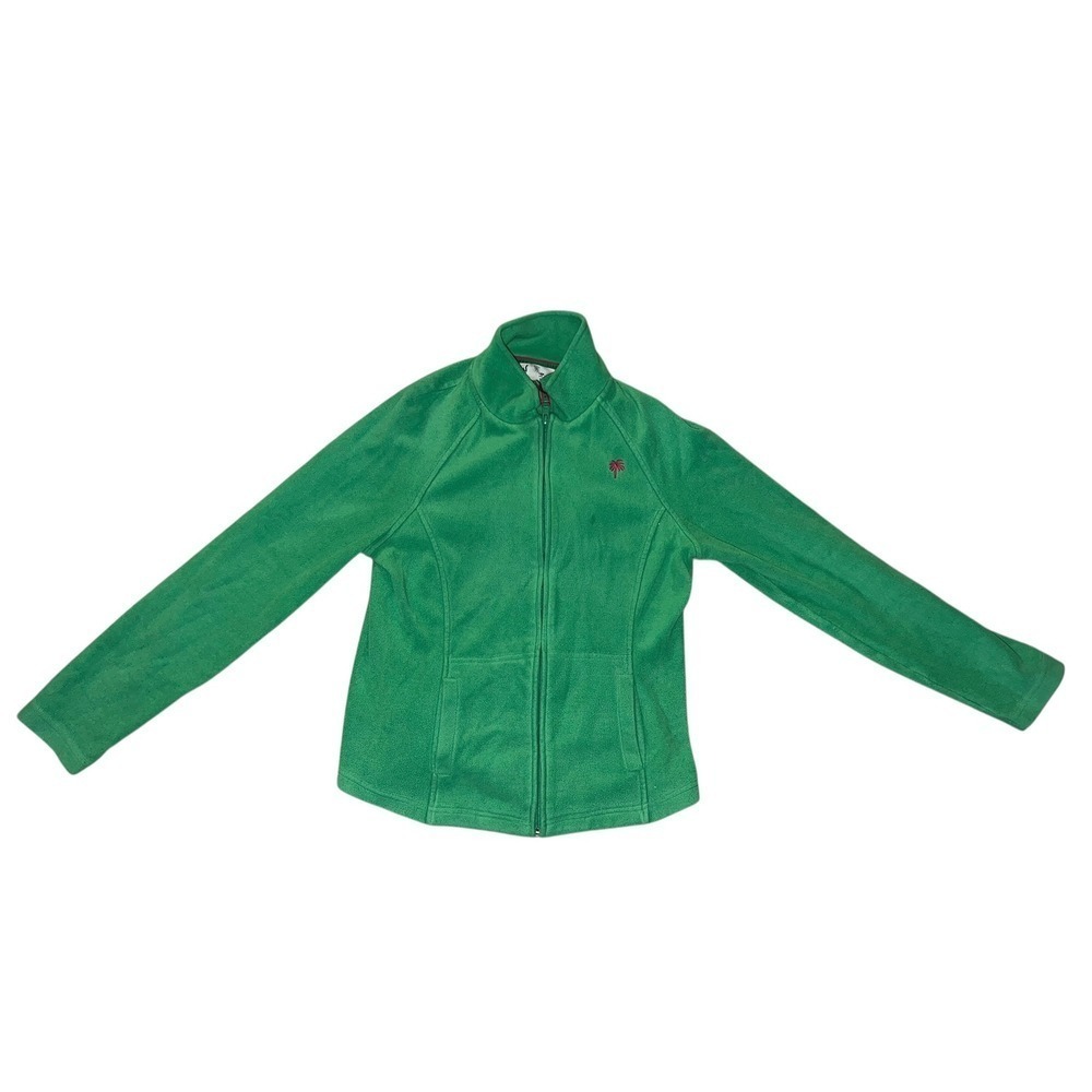 Vintage Y2K Lilly Pulitzer Velour Sz S Kelly Green Dopamine Preppy